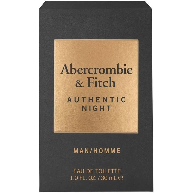 Abercrombie & Fitch Authentic Night For Him EDT 30 Ml - Billede 2