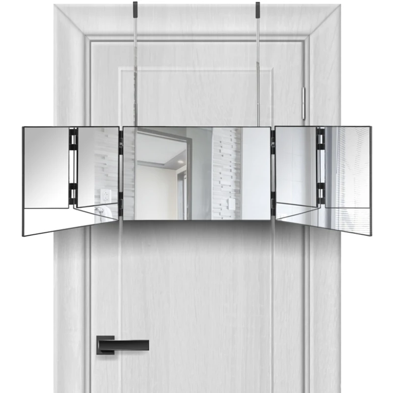 Gillian Jones 3 Fold Hang Up Mirror - Black 10219 - Billede 2