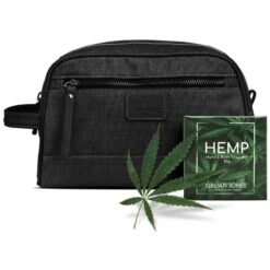 Gillian Jones Vittorio Bag For Men Hemp - Black 10707-00