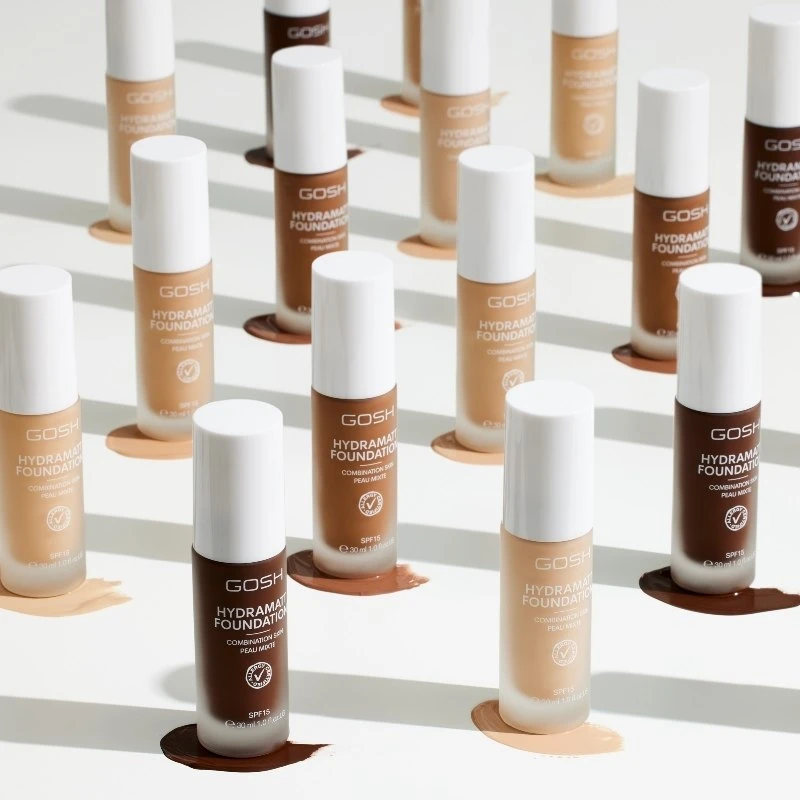 GOSH Hydramatt Foundation 30 Ml - 008N Medium - Billede 3