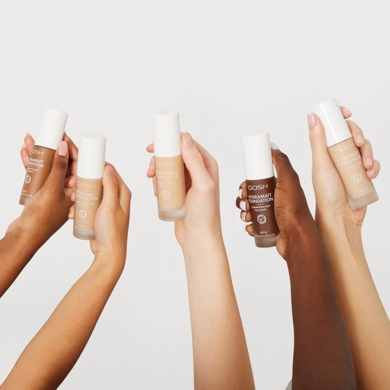 GOSH Hydramatt Foundation 30 Ml - 008N Medium - Billede 4