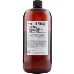 L:A Bruket 074 Hand & Body Wash Refill 1000 Ml - Cucumber Mint