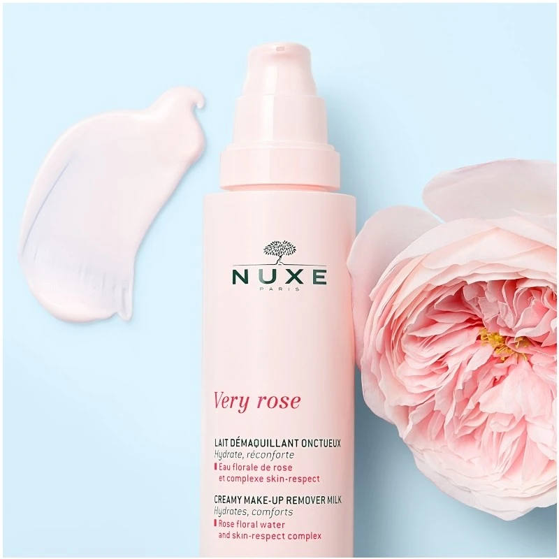 Nuxe Very Rose Creamy Make-Up Remover Milk 200 Ml - Billede 4