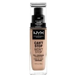 NYX PROFESSIONAL MAKEUP NYX Prof. Makeup Can't Stop Won't Stop Foundation 30 Ml - Light