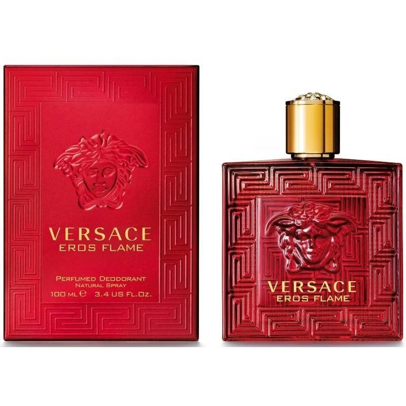 Versace Eros Flame For Him Perfumed Deodorant Spray 100 Ml - Billede 2