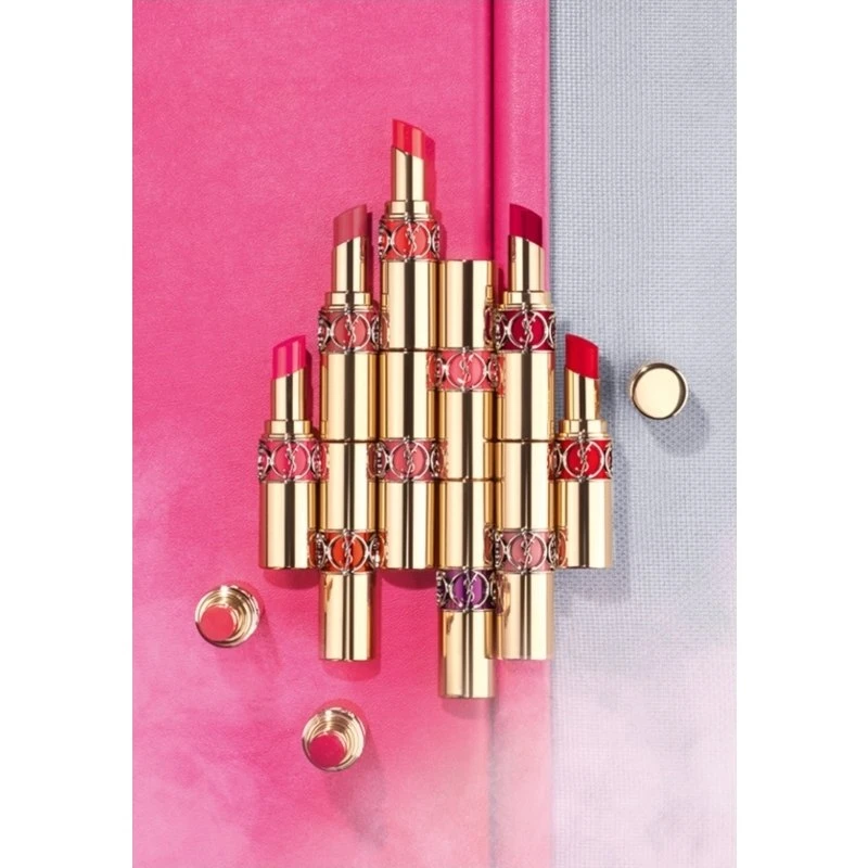 Yves Saint Laurent YSL Rouge Volupté Shine Lipstick 4 Ml - 15 Corail Intuitive - Billede 6